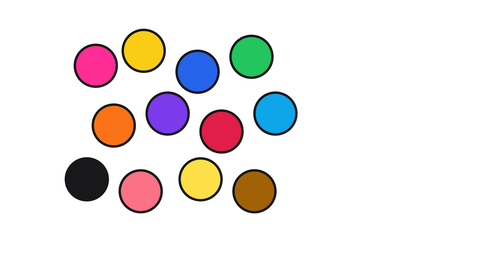 Colorful Badgeiton badge gallery